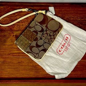 Coach Classic “C” Print Wristlet